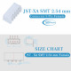 JST XA SMT 2.54 mm 5-Pin Connector Kit JST XA SMT 2.54 mm 5-Pin Connector Kit