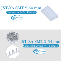 JST XA SMT 2.54 mm 6-Pin Connector Kit