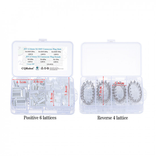 JST XA SMT - 5 / 6 / 7 Pin Connector Kit JST XA SMT - 5 / 6 / 7 Pin Connector Kit