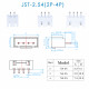 JST XA - 2 / 3 / 4 Pin Connector Kit JST XA - 2 / 3 / 4 Pin Connector Kit