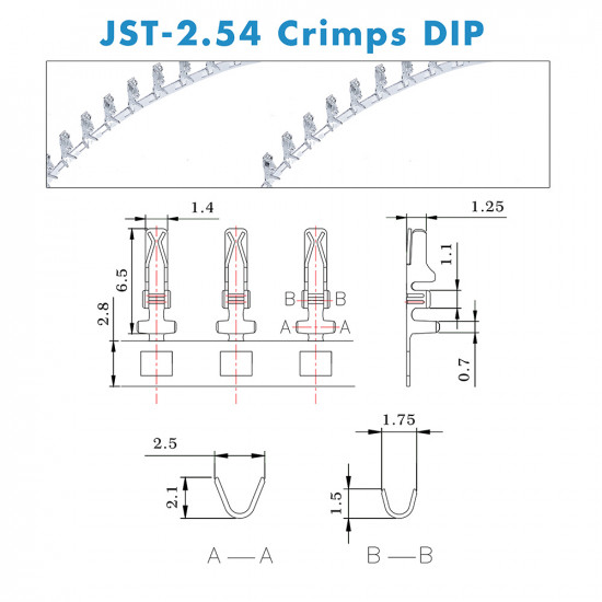JST XA - 2 / 3 / 4 Pin Connector Kit