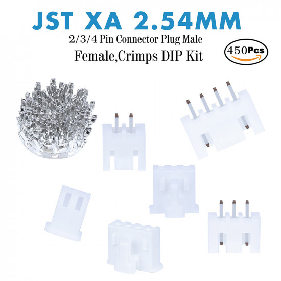 JST XA - 2 / 3 / 4 Pin Connector Kit JST XA - 2 / 3 / 4 Pin Connector Kit
