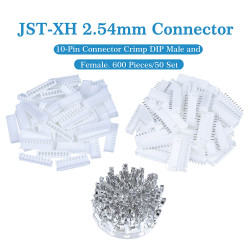 JST XH 2.54 mm 10-Pin Connector Kit