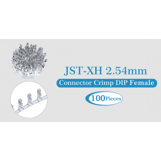JST XH 2.54 mm T-shaped Crimp Terminals