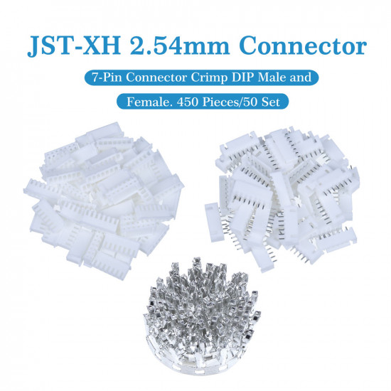 JST XH 2.54 mm 7-Pin Connector Kit JST XH 2.54 mm 7-Pin Connector Kit