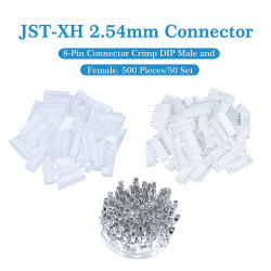 JST XH 2.54 mm 8-Pin Connector Kit