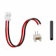 JST 2.54 mm XH SMD 2-Pin Connector Cable (25 Sets/75 Pieces)