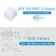JST XH SMT 2.54 mm 2-Pin Connector Kit JST XH SMT 2.54 mm 2-Pin Connector Kit