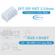 JST XH SMT 2.54 mm 4-Pin Connector Kit JST XH SMT 2.54 mm 4-Pin Connector Kit