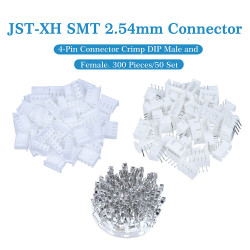 JST XH SMT 2.54 mm 4-Pin Connector Kit