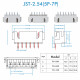 JST XH SMT - 5 / 6 / 7 Pin Connector Kit JST XH SMT - 5 / 6 / 7 Pin Connector Kit