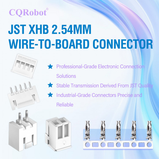 JST XHB 2.54 mm 5-Pin Connector (30 Sets/210 Pieces) JST XHB 2.54 mm 5-Pin Connector (30 Sets/210 Pieces)