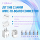 JST XHB 2.54 mm 5-Pin Connector (30 Sets/210 Pieces) JST XHB 2.54 mm 5-Pin Connector (30 Sets/210 Pieces)
