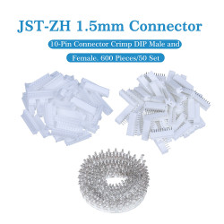 JST ZH 1.5 mm 10-Pin Connector Kit