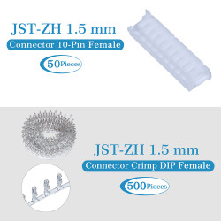 JST ZH 1.5 mm 10-Pin Connector Kit