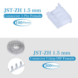 JST ZH 1.5 mm 3-Pin Connector Kit