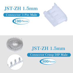 JST ZH 1.5 mm 3-Pin Connector Kit