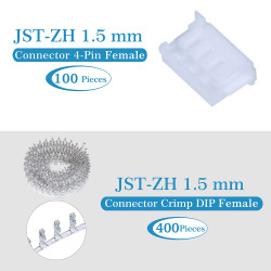 JST ZH 1.5 mm 4-Pin Connector Kit