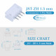 JST ZH 1.5 mm 4-Pin Connector Kit JST ZH 1.5 mm 4-Pin Connector Kit