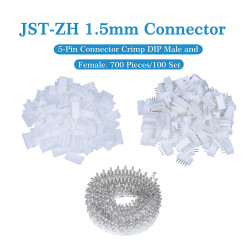 JST ZH 1.5 mm 5-Pin Connector Kit