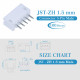 JST ZH 1.5 mm 5-Pin Connector Kit JST ZH 1.5 mm 5-Pin Connector Kit