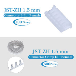 JST ZH 1.5 mm 6-Pin Connector Kit