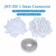 JST ZH 1.5 mm 7-Pin Connector Kit JST ZH 1.5 mm 7-Pin Connector Kit