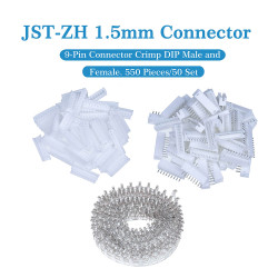 JST ZH 1.5 mm 9-Pin Connector Kit