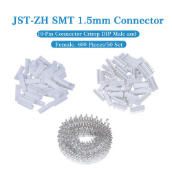 JST ZH 1.5 mm SMT 10-Pin Connector Kit