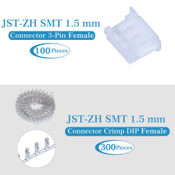 JST ZH 1.5 mm SMT 3-Pin Connector Kit