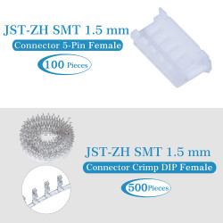 JST ZH 1.5 mm SMT 5-Pin Connector Kit