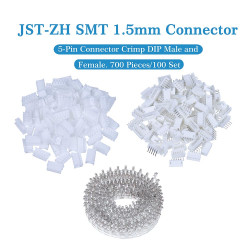 JST ZH 1.5 mm SMT 5-Pin Connector Kit