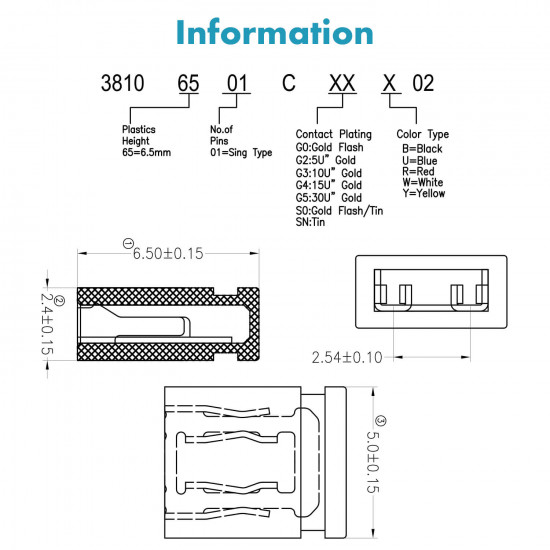 Standard Computer Jumper Caps Header Pin Shunt Short Circuit 2-Pin Standard Computer Jumper Caps Header Pin Shunt Short Circuit 2-Pin