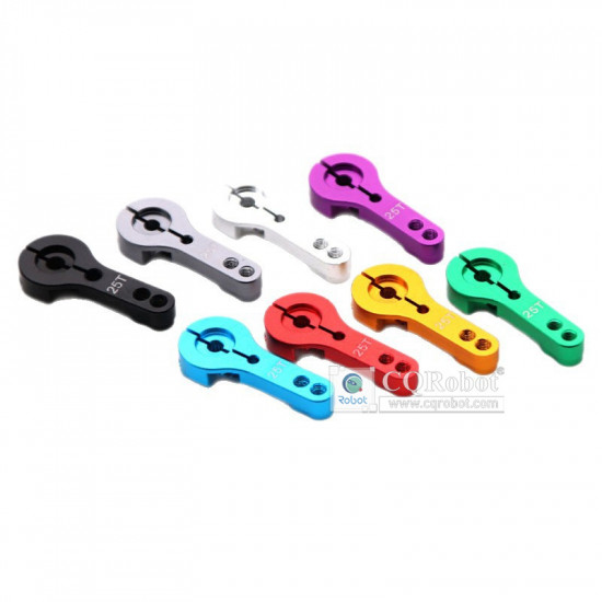 25T Servo Metal Arm - Black (with Allen Wrench)