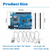 UNO-R3 Development Board (CH340) Blue USB Cable 1m