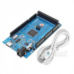 Mega2560 R3 Development Board (CH340) Blue USB Cable 1m