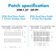 SMT Dual Row Patch 1.27mm - 3 / 4 / 5 / 6 / 7 Pin Mother Seat and Pin Header Kit