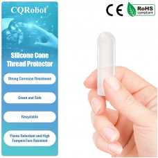 White Silicone End Caps M10*13mm (30pcs) 