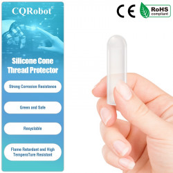White Silicone End Caps M3*25mm (100pcs) 
