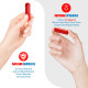 Red Silicone End Caps M5*13mm (100pcs) 