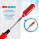 Red Silicone End Caps M5*13mm (100pcs) 