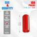 Red Silicone End Caps M5*13mm (100pcs) 