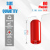 Red Silicone End Caps M6*13mm (80pcs) 