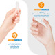 White Silicone End Caps M7*20mm (50pcs) 