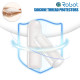 White Silicone End Caps M7*20mm (50pcs) 