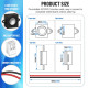 Passive Mini Speaker 4Ω 3W, JST-PH2.0 Interface.