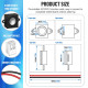 Passive Mini Speaker 8Ω 3W, JST-PH2.0 Interface.