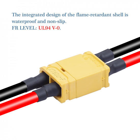 30A - XT60 Male / Female Terminal to 2.5-4 OT Terminal (M4) Connector Adapter Cable