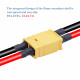 30A - XT60 Male / Female Terminal to 2.5-4 OT Terminal (M4) Connector Adapter Cable