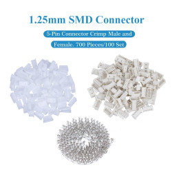 1.25mm Pitch 5 Pin SMD Connector Kit